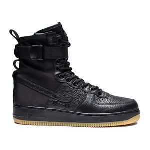 SOLD—————————————Nike SF AF1 high black gum